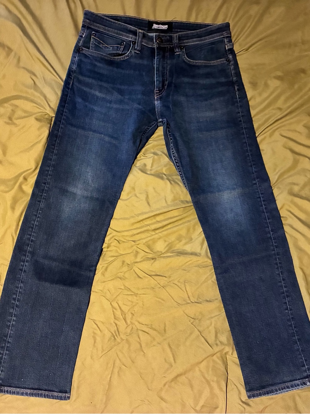 Revtown Men’s Indigo Straight Jeans
